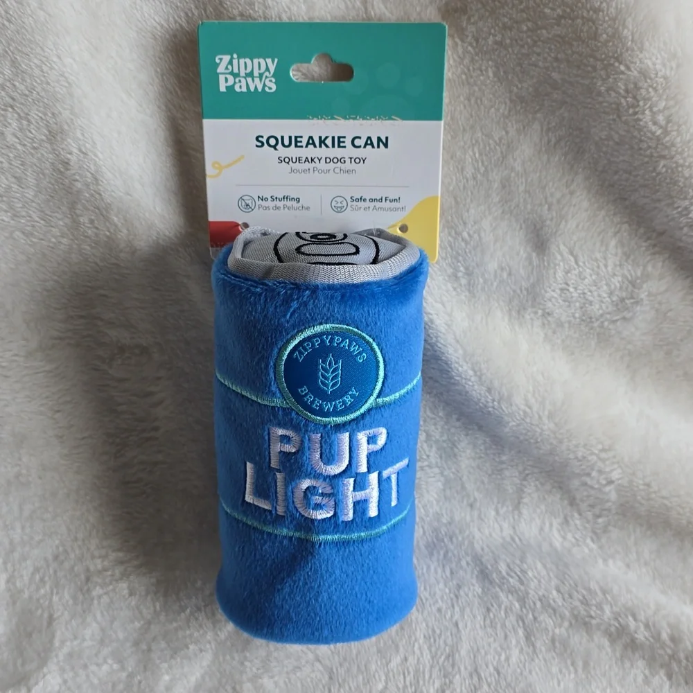 Zippy Paws Squeakie Can Dog‎ Toy NWT